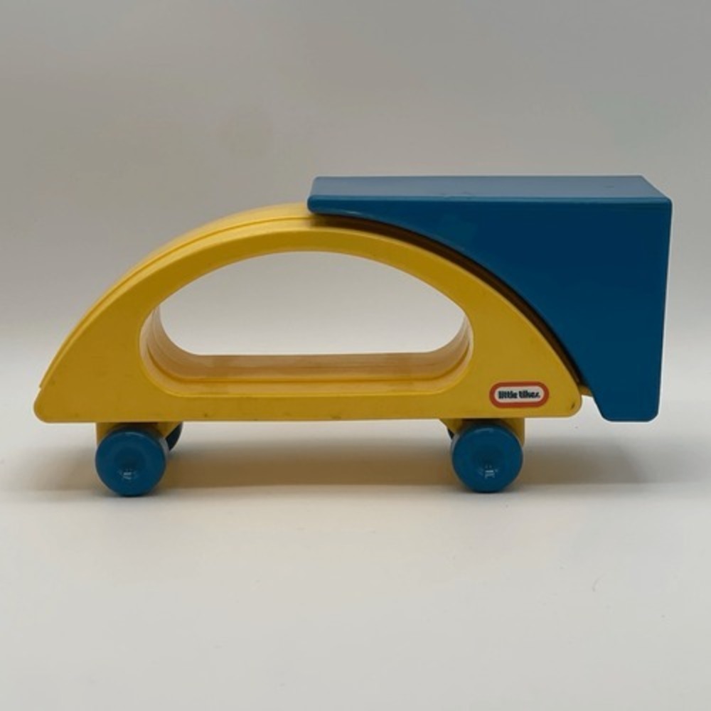 LITTLE TIKES Toys Toddler Yellow Blue Colorblock Play Transporter Truck Hauler